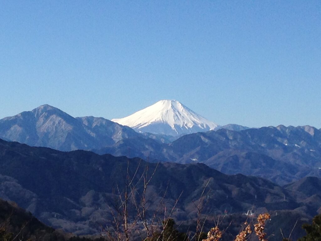 山頂からの富士山