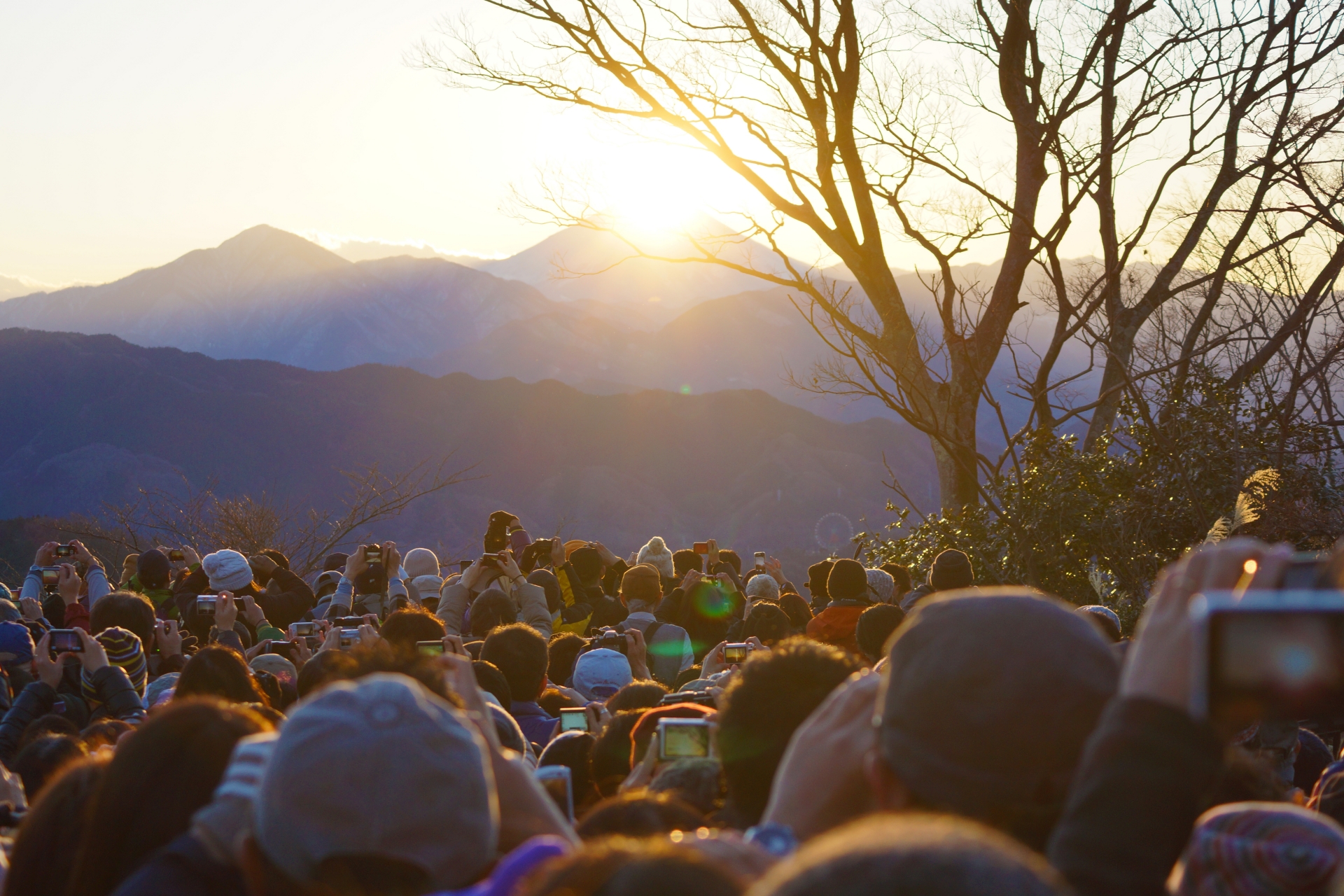 ダイヤモンド富士高尾山