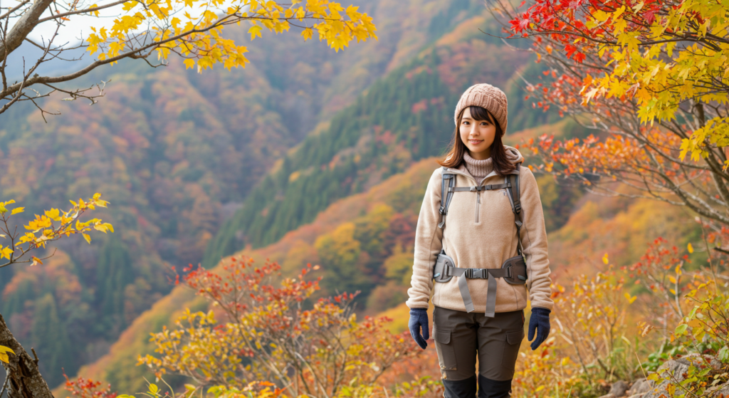 autumn-wear 高尾山 秋の服装