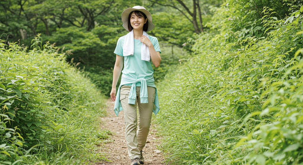 summer-wear 高尾山 夏の服装