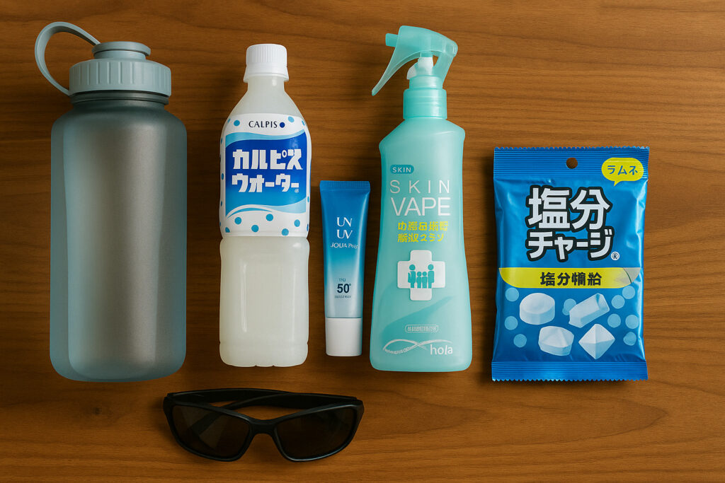 summer-hiking-items