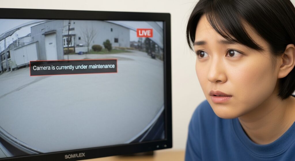 takaosan-live-camera-maintenance-issue