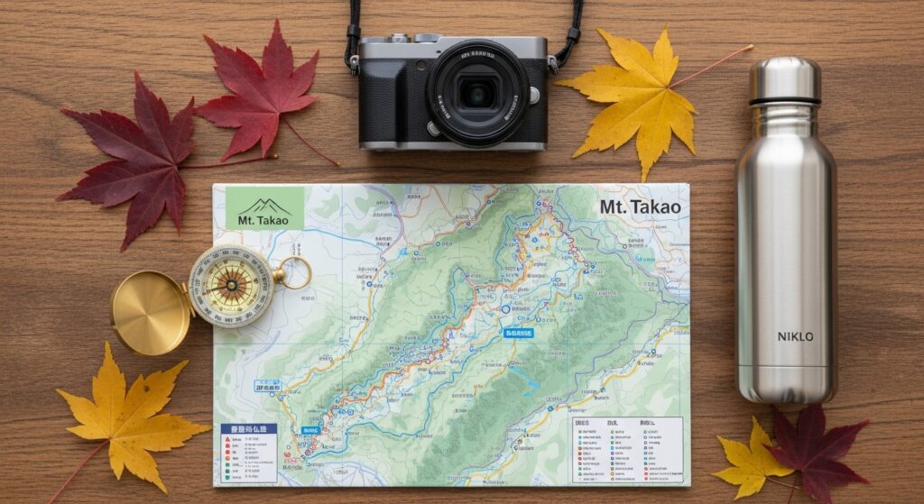 autumn-hike-planning-flatlay